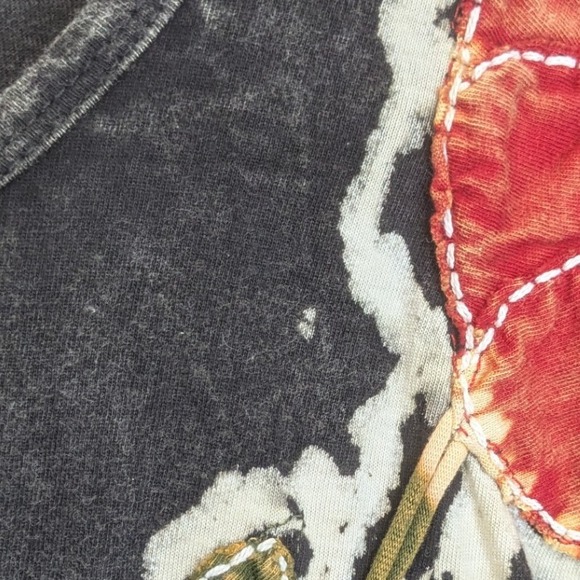 Rising International Boho Patchwork Dress Colorful Cotton Hippie Women's Small - Picture 6 of 7